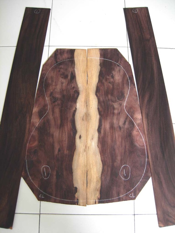 Kanin bagagerum menneskelige ressourcer Jacaranda Rosewood - Santaroz Luthier Supplier